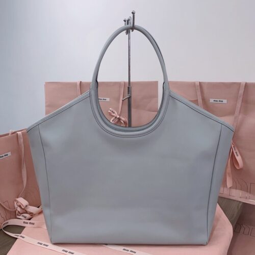 Alternative view of Miu Miu Ivy  Tote Grey