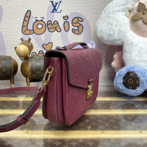 Alternative view of LV Pochette Metis Bordeaux
