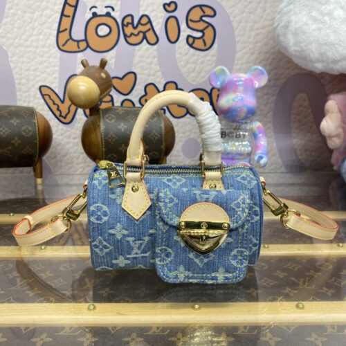 LV Speedy Nano  Denim New