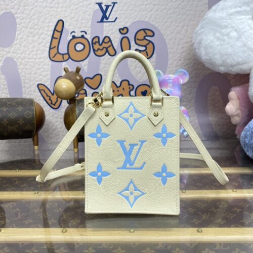 LV Sac Plat Petit Blue