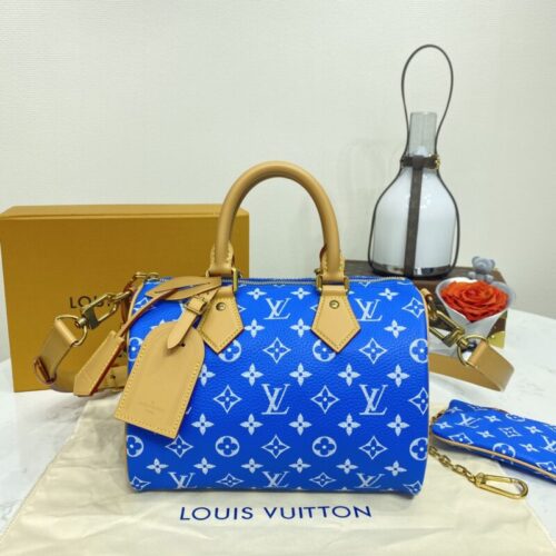 LV Speedy P9 Bandouliere 25 Blue