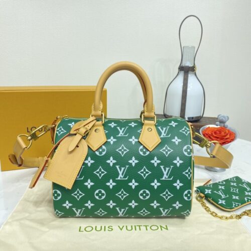 LV Speedy P9 Bandouliere 25 Green