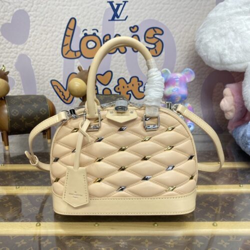 LV Alma BB Nude Pink
