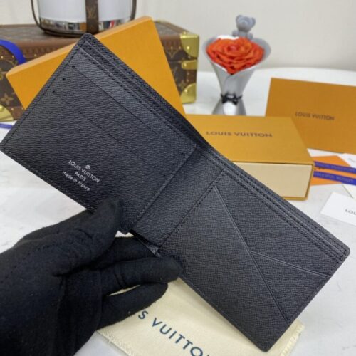 Alternative view of LV Multiple Wallet Black Grid