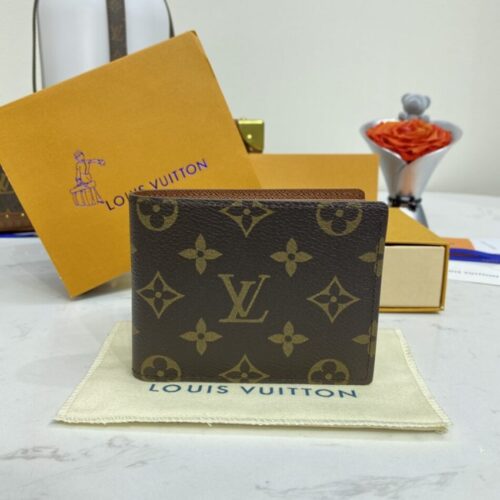 LV Multiple Wallet Brown