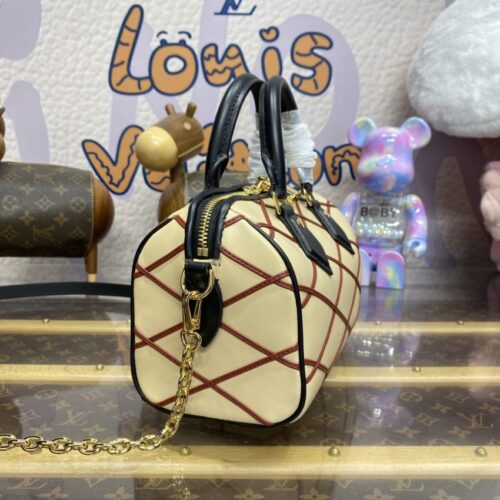 Alternative view of LV Speedy Bandouliere 20 Beige