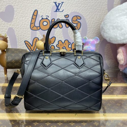 LV Speedy Bandouliere 25 Full Black