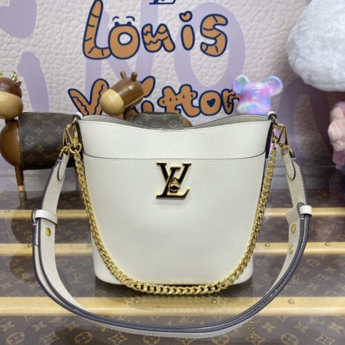 LV Lock and Walk Beige