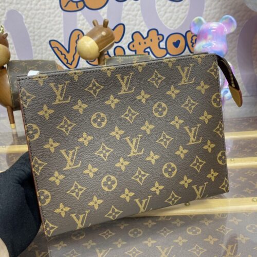 LV Pochette Voyage Canvas Brown