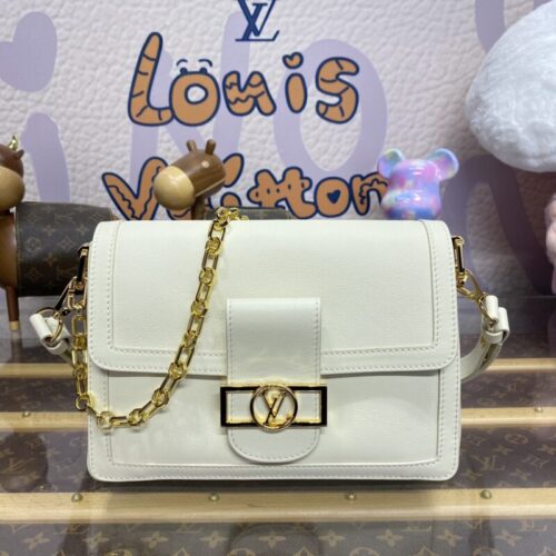 LV Dauphine MM White