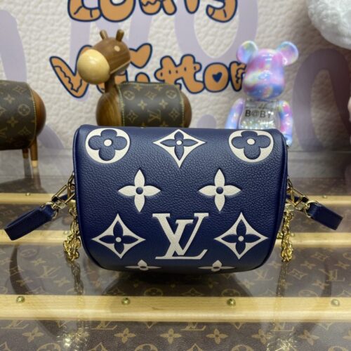 Alternative view of LV Bumbag Mini Blue