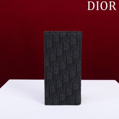 Alternative view of Dior Long Jacquard Wallet Black