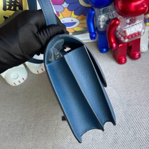 Alternative view of Hermes Constance 18cm Deep Blue