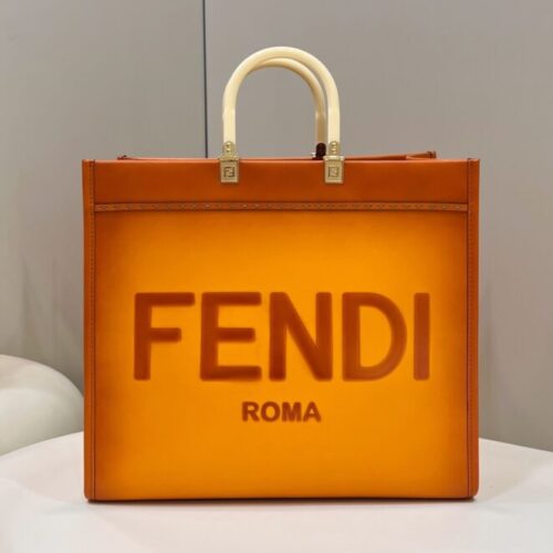 Fendi Peekaboo Tote Orange