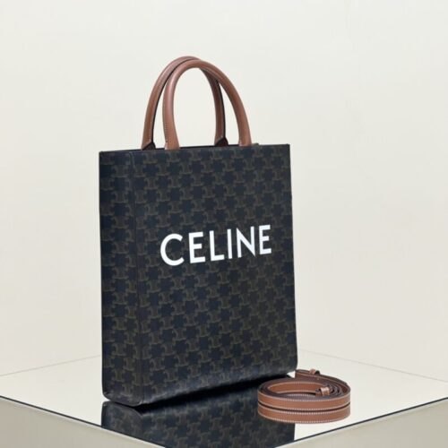Alternative view of Celine Triomphe Cabas Tote Small