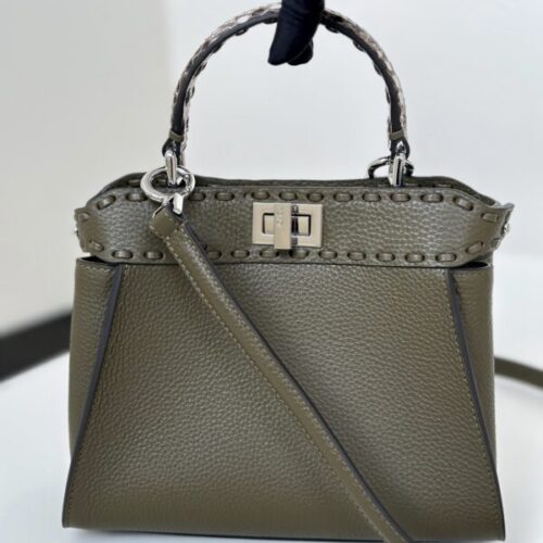 Fendi Peekaboo Small  Dark Grey