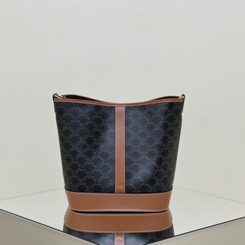 Alternative view of Celine Triomphe Bucket Brown
