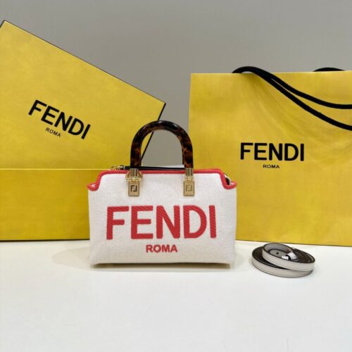 Fendi By The Way Boston  Red White
