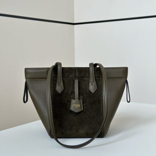 Alternative view of Fendi  Origami Small Dark Green