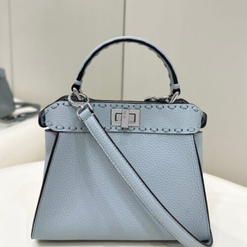 Fendi Peekaboo Small  Sky Blue