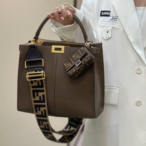 Alternative view of Fendi Peekaboo  X Lite Brown