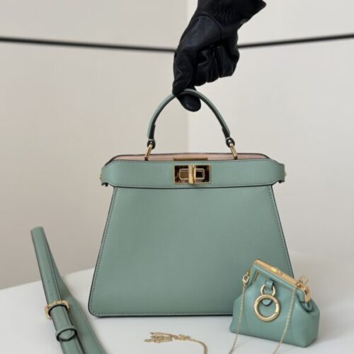 Alternative view of Fendi Peekaboo Medium Light Green