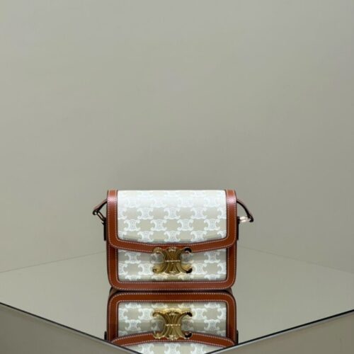 Celine Triomphe Mini White