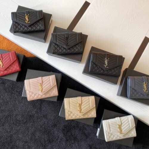 Yves Saint Laurent  Envelope Flap Wallet