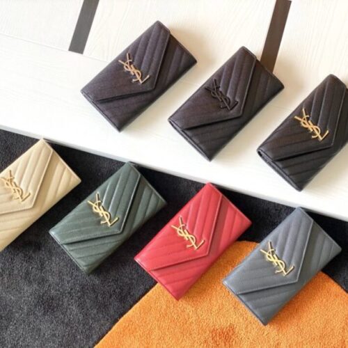 Yves Saint Laurent Large Flap Wallet