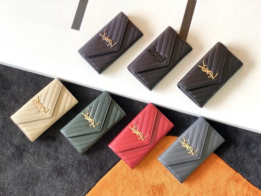 Yves Saint Laurent Large Flap Wallet