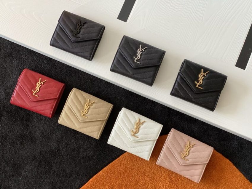 Yves Saint Laurent Tri-Fold Wallet