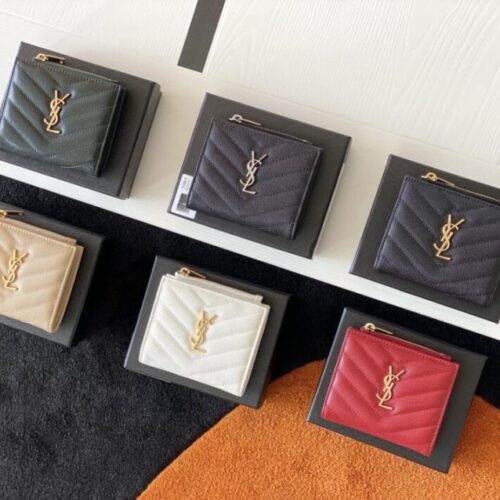 Yves Saint Laurent Zipper Wallet