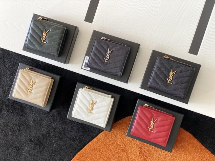 Yves Saint Laurent Zipper Wallet