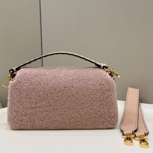 Alternative view of Fendi Baguette Pink Wool