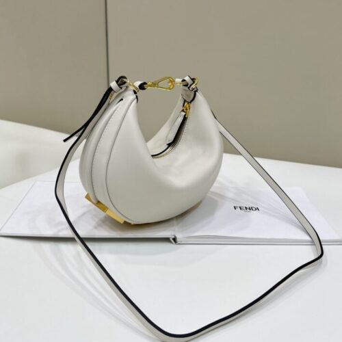 Alternative view of Fendi Fendigraphy Small White