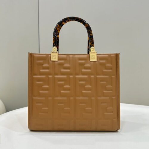 Fendi Small Tote Brown