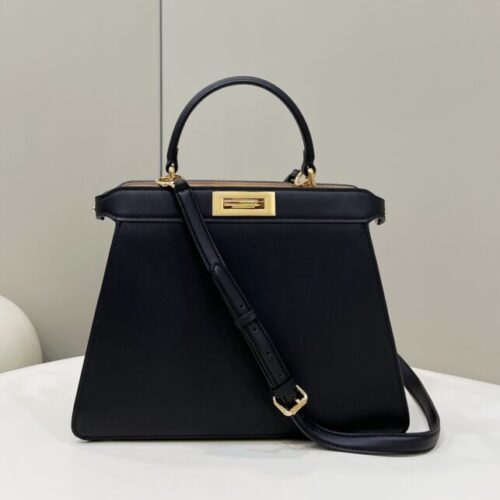 Alternative view of Fendi Peekaboo  Medium Black