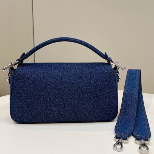 Alternative view of Fendi Baguette Full Blue Denim