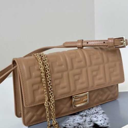 Alternative view of Fendi Baguette Full  Brown