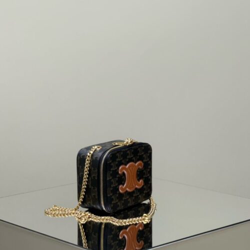 Alternative view of Celine Triomphe Box on Chain