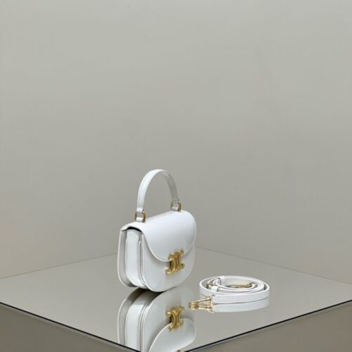 Alternative view of Celine  Mini  Triomphe White