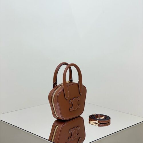 Alternative view of Celine Bowling Bag Brown