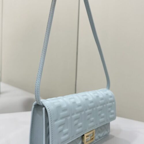 Alternative view of Fendi Baguette Small Sky Blue
