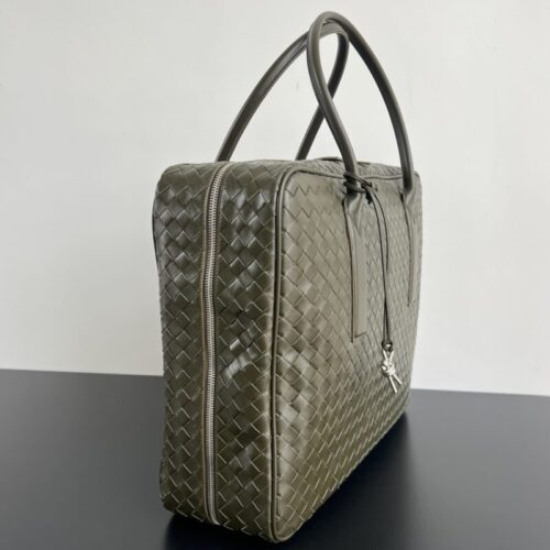 Alternative view of Bottega Veneta Travel Briefcase Dark Green