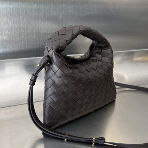 Alternative view of Bottega Veneta Hop Mini Dark Brown