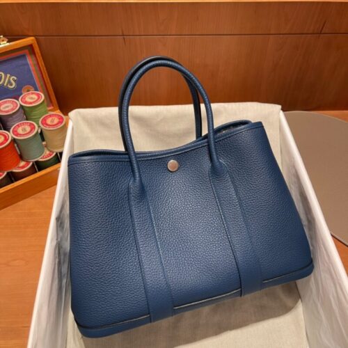 Hermes Garden Party 30cm  Ocean Blue