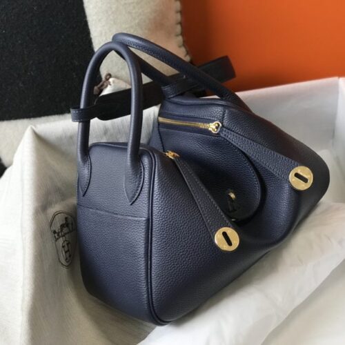 Hermes Lindy Sapphire Blue