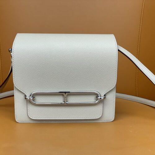 Hermes Sac Roulis White