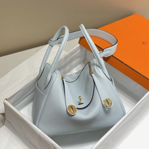 Hermes Lindy Grail Blue