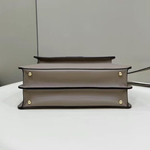 Alternative view of Fendi Peekaboo With Patch Pocket Beige